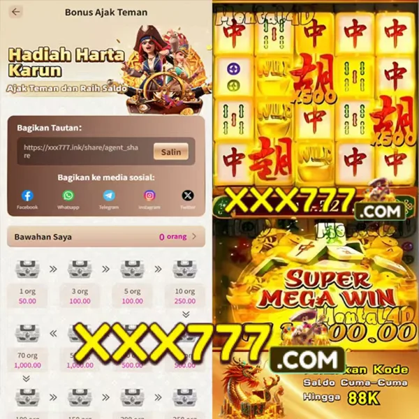 XXX777 2026 Slot Gacor RTP Tinggi